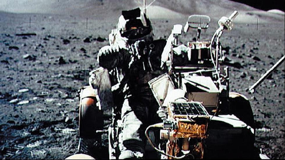 Bức ảnh chụp ngày 13/12/1972 cho thấy hoạt động của tàu Apollo 17.